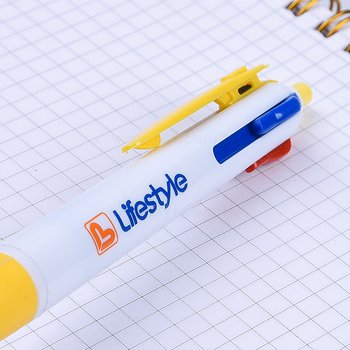 廣告筆-三色筆芯禮品-多色原子筆採購訂製贈品筆_3