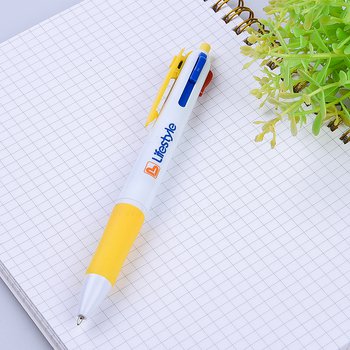 廣告筆-三色筆芯禮品-多色原子筆採購訂製贈品筆_5