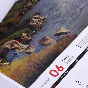 A3直式月曆製作-單面彩印上霧-月曆印刷禮品送禮推薦_4