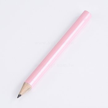鉛筆-原木環保禮品-短筆桿印刷兩邊切頭廣告筆- 採購批發製作贈品筆_0