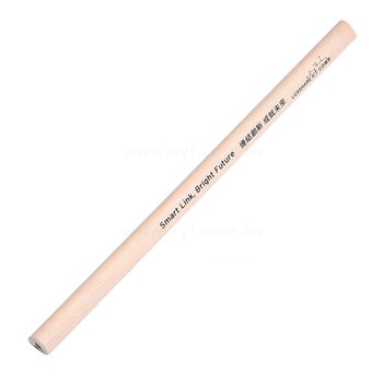 原木環保鉛筆-大三角兩切頭印刷廣告筆-採購批發製作贈品筆_15