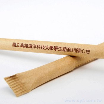 廣告筆-牛皮紙桿筆管環保禮品-單色原子筆-七款筆桿可選-工廠客製化印刷贈品筆_4