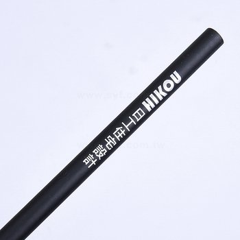 黑木鉛筆單色印刷-消光黑筆桿印刷禮品-採購批發製作贈品筆_8