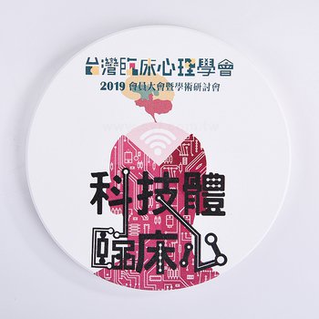 陶瓷吸水杯墊-圓形白胚11cm-可客製化印刷LOGO_17