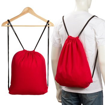 斜紋布後背包-大 150D/可選色-單面單色束口背包_2
