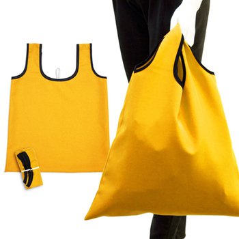 單價最低-手提摺疊環保袋-150D斜紋布/可選色-單面單色印刷購物袋_0