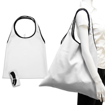 肩揹摺疊環保袋- 150D斜紋布/可選色-單面單色印刷購物袋_6