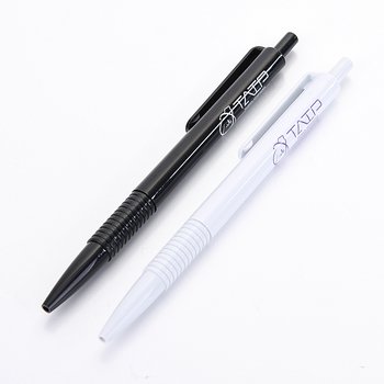 廣告筆-造型防滑筆管禮品-黑色原子筆-二款筆桿可選-採購訂製贈品筆_18