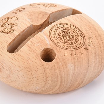 竹木手機擴音底座-手機支架禮品-採購批發製作贈品-可印刷logo_1