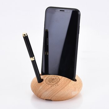 竹木手機擴音底座-手機支架禮品-採購批發製作贈品-可印刷logo_4
