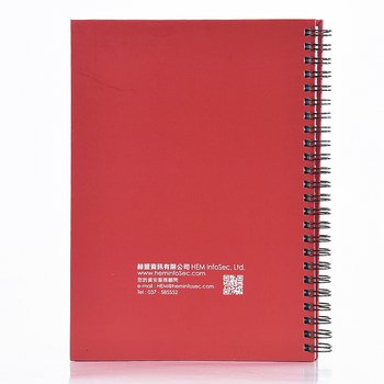 精裝硬殼環裝筆記本-左翻橫式線圈記事本-可訂製內頁及客製化加印LOGO_6