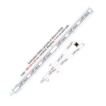 安全扣識別證帶-寬2.5公分/塑膠安全扣-雙面彩色印刷_4