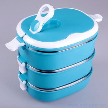 長方形保溫不锈鋼餐具盒-藍色款-可客製化印刷企業LOGO_0