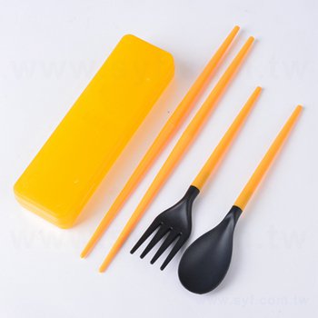 塑料餐具3件組-筷.叉.匙(可拆式餐具)-附塑膠收納盒-預算1萬元內_0