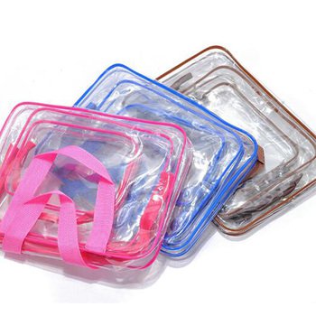 PVC透明旅行化妝提袋包-3件組-可加印LOGO客製化印刷_2