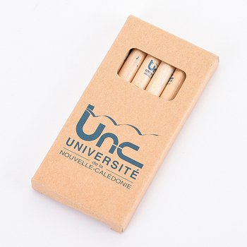 鉛筆-盒裝6色鉛筆廣告印刷禮品-環保廣告筆-採購客製印刷贈品筆_0