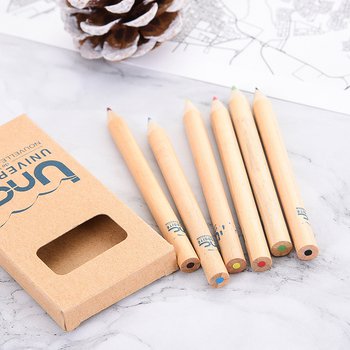 鉛筆-盒裝6色鉛筆廣告印刷禮品-環保廣告筆-採購客製印刷贈品筆_4