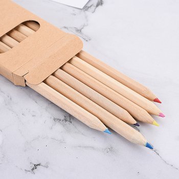 鉛筆-盒裝6色鉛筆廣告印刷禮品-環保廣告筆-採購客製印刷贈品筆_2