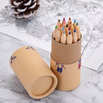 18色色鉛筆-紙圓筒廣告單色印刷禮品-環保廣告筆-客製印刷贈品筆_4
