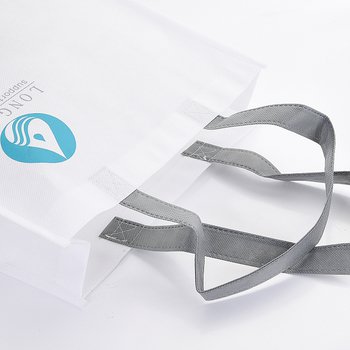 不織布環保購物袋-厚度100G尺寸-W30xH30xD10cm-雙面雙色印刷(共版)_3