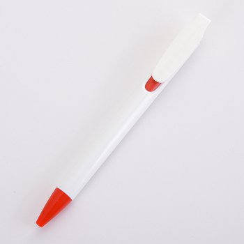 廣告筆-按壓式環保筆管推薦禮品單色原子筆-採購客製印刷贈品筆_1