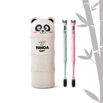 環保小麥熊貓造型旅行牙刷組-客製化印刷logo_6