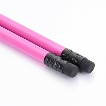鉛筆-六角橡皮擦頭印刷筆桿禮品-廣告環保筆-客製化印刷贈品筆_2