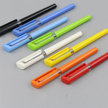 廣告筆-中性筆禮品-塑膠透明桿中性筆-可印刷logo_2