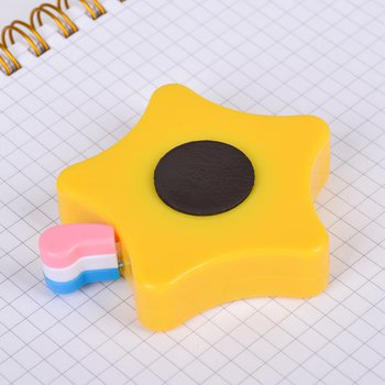 塑料捲尺-星星造型鑰匙圈_1