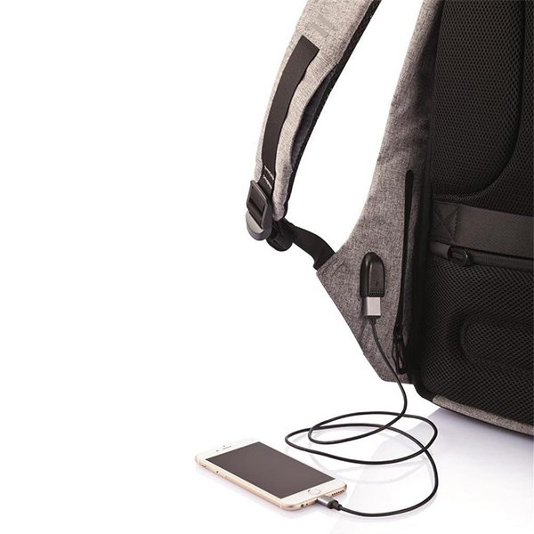拉鍊後背包-聚酯纖維-RFID防盜+USB_4
