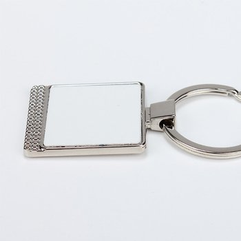 下壓紋方型金屬鑰匙圈_1