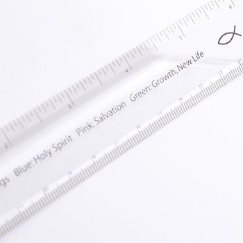 15cm廣告尺- 透明塑膠材質廣告尺-可客製化印刷加印LOGO-畢業禮物首選_1