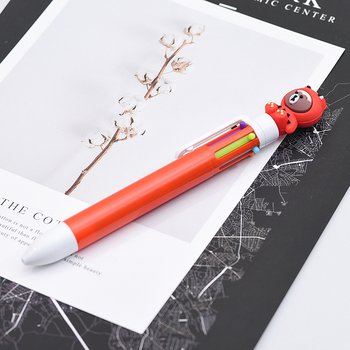 廣告筆-六色筆芯禮品-造型多色原子筆-工廠客製化印刷贈品筆_8