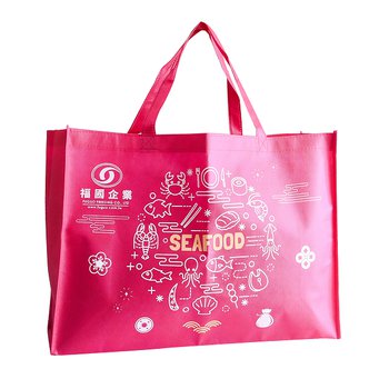 不織布環保購物袋-厚度100G-尺寸W50xH36xD18cm-雙面雙色可客製化印刷_0