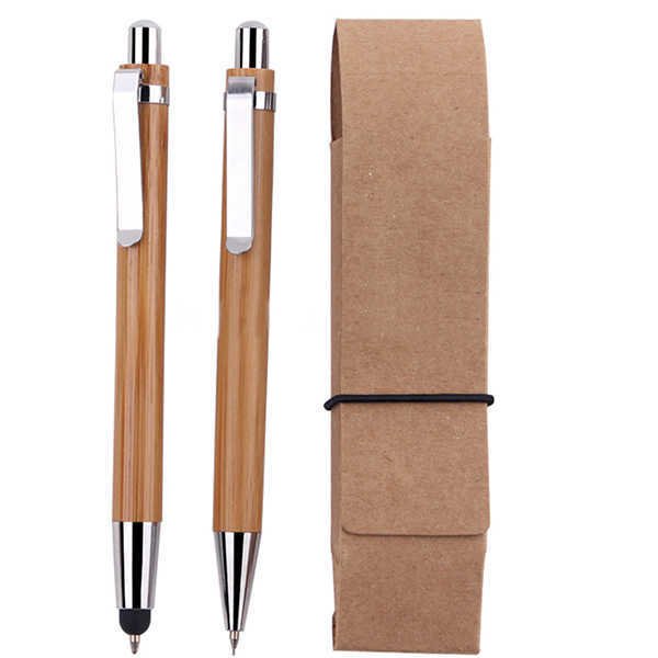 竹製自動鉛筆-1