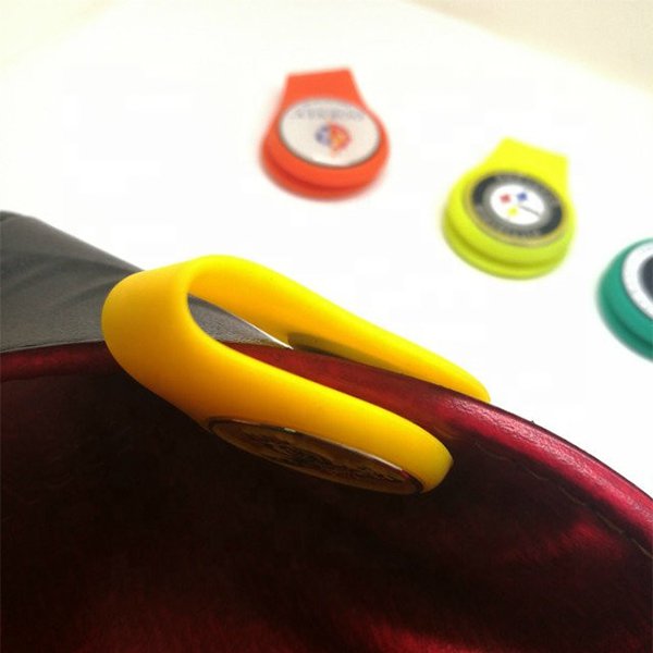 彩色磁鐵夾-環保橡膠球帽夾-3
