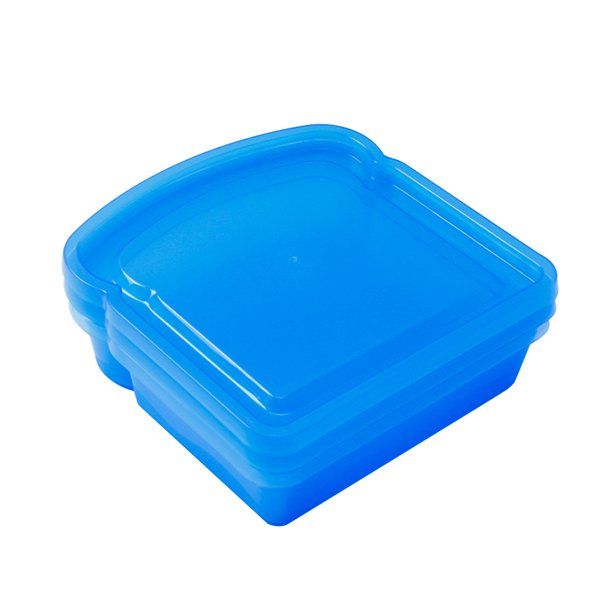 環保塑膠三明治盒2組-1