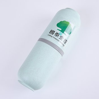環保小麥膠囊旅行牙刷杯組-客製化印刷logo_3