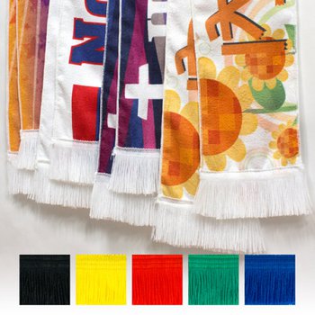 流蘇圍巾-100x15cm本白毛巾布-雙面彩色印刷_1