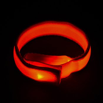 活動手環帶-LED發亮光纖手環帶-可客製化印刷LOGO_1