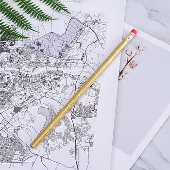 原木鉛筆-亮粉圓形橡皮擦頭印刷筆桿禮品-廣告環保筆-客製化印刷贈品筆_4