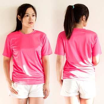 螢光T恤-吸濕排汗衣服/可選色及尺寸-單面單色印刷_4