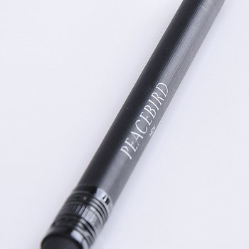 鉛筆-短筆桿黑木鉛筆印刷-兩邊切頭廣告筆-採購批發製作贈品筆_1