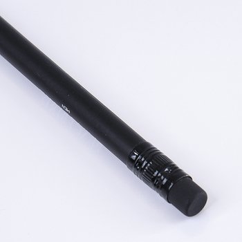 鉛筆-短筆桿黑木鉛筆印刷-兩邊切頭廣告筆-採購批發製作贈品筆_2