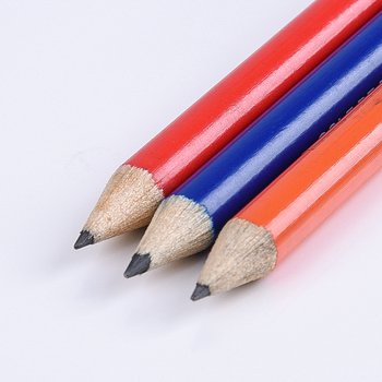 鉛筆-短筆桿印刷兩邊切頭廣告筆-採購批發製作贈品筆_1