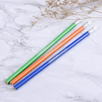 鉛筆-圓形橡皮擦頭印刷筆桿禮品-廣告環保筆-客製化印刷贈品筆_4