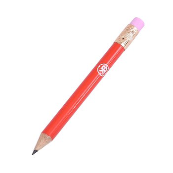 鉛筆-原木環保禮品-短筆桿印刷廣告筆-附橡皮擦頭-採購批發製作贈品筆_0