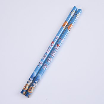 滿版印刷環保鉛筆-圓形塗頭印刷廣告筆-採購批發製作贈品筆_0