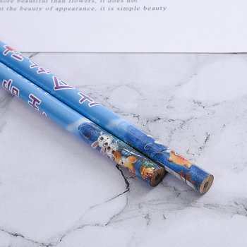 滿版印刷環保鉛筆-圓形塗頭印刷廣告筆-採購批發製作贈品筆_1