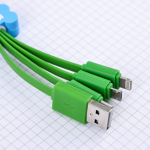 鑰匙扣USB-四合一USB數據線集線器_2